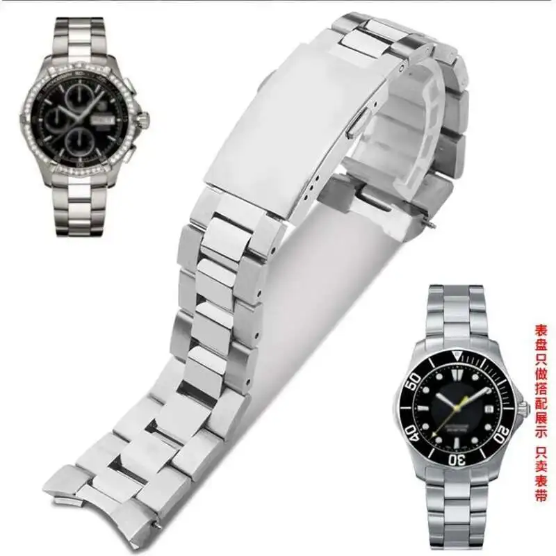 Новый высококачественный ремешок для часов из нержавеющей стали 316L 22 мм мужской