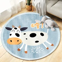 cartoon floor mat chair thickened bedroom childrens room bedside cushion hanging basket tent washing foot rugs pad round carpet
