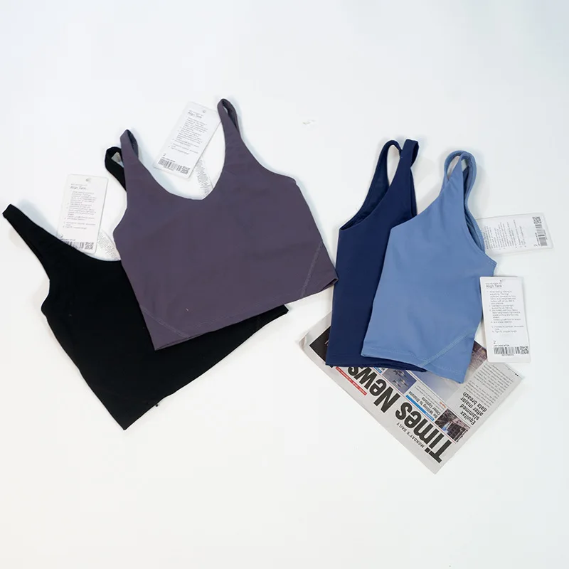 Women NWT Sports Bra Running Vest Fitness Yoga Vest Fitness Vest U-shaped Bra Fitness Jogging With Lined Chest Pad Custom Logo