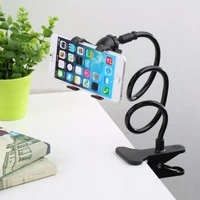 universal cell phone holder flexible long arm lazy phone holder clamp bed tablet car mount bracket for iphone xs x samsung