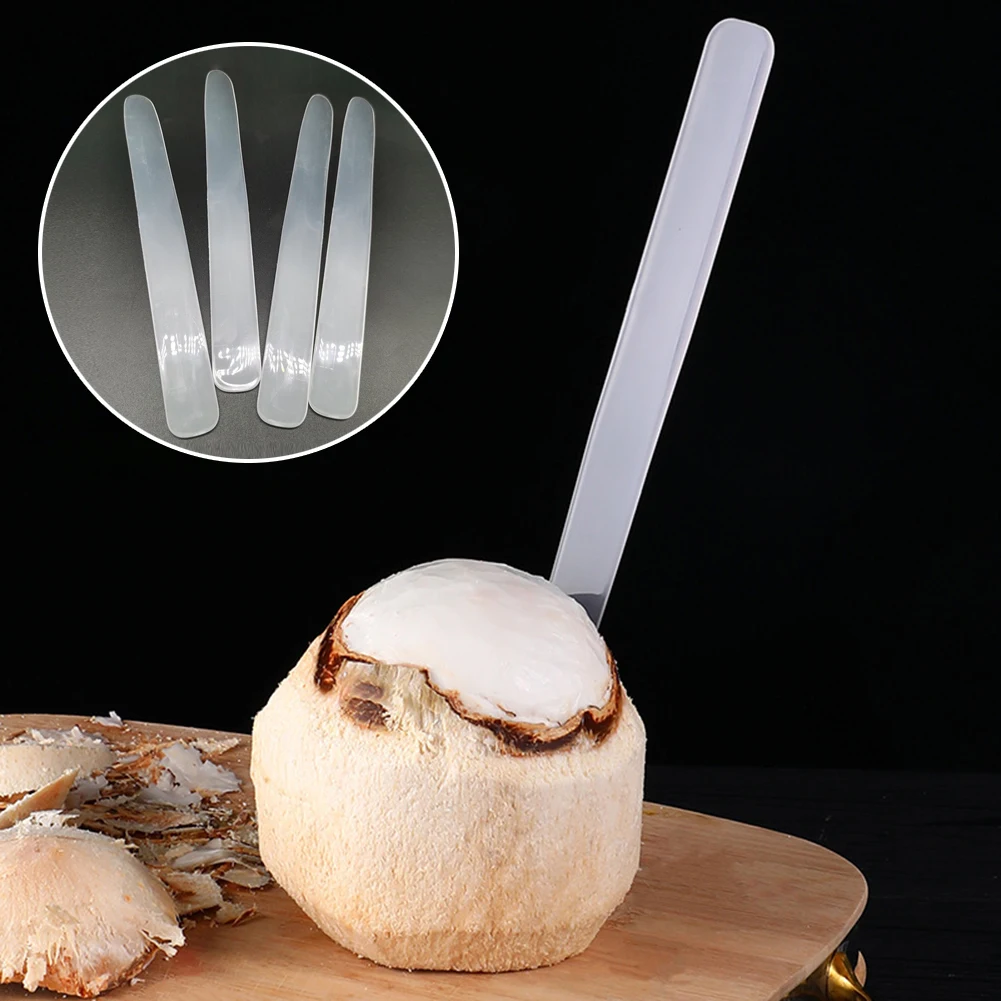 Digging Coconut Tool Plastic Coconut Meat Remover Washable Coconut Shaving Cutter Coconut Egg Soft Knife Fruit Tools 1pcs