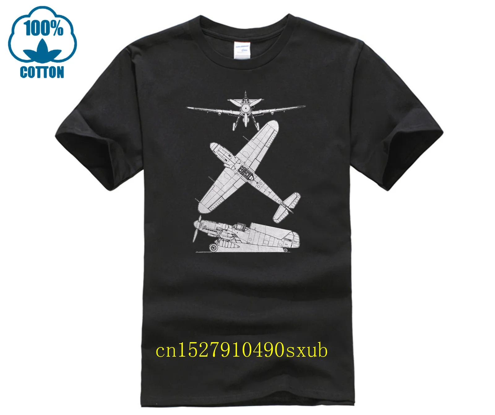 Мужская футболка MESSERSCHMITT ME 109 BF TECH с рисунком самолета немецкого образца, новая модная футболка