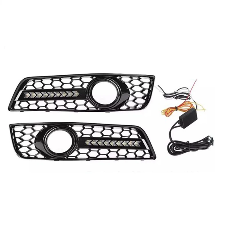 1 пара решетка для противотуманных фар со светодиодный Ной подсветкой A3 8P 2009-2013