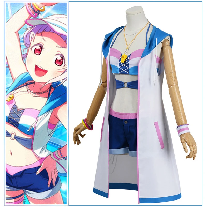 Lovelive Liella Arashi Chisato Косплей летний океан Серия сексуальный пляжный купальник