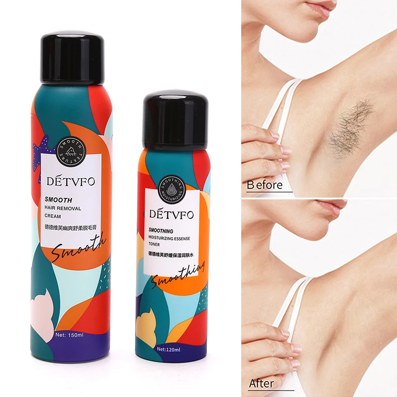 

150ML Detvfo Depilation Spray Hair Removal Depilation Spray Depilya Shaving