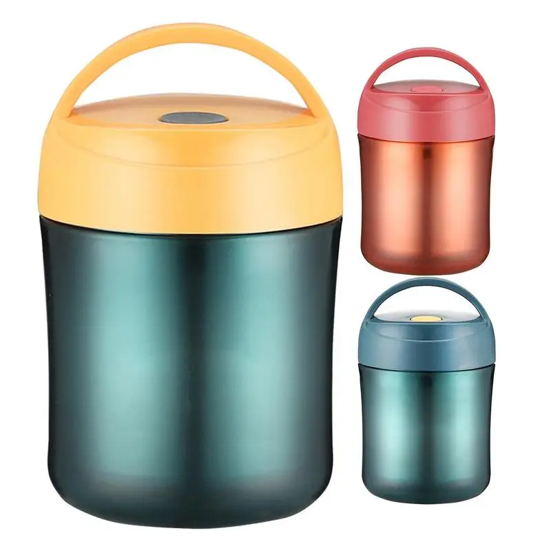 Thermal Cups Multifunctional Leak Proof Travel Coffee Cup Stainless Steel Thermo Cup With Handle For Kitchen & Hiking Tools