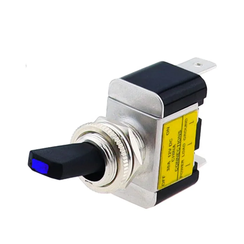 

Автоматический выключатель 30А 12В с подсветкой 2 положения