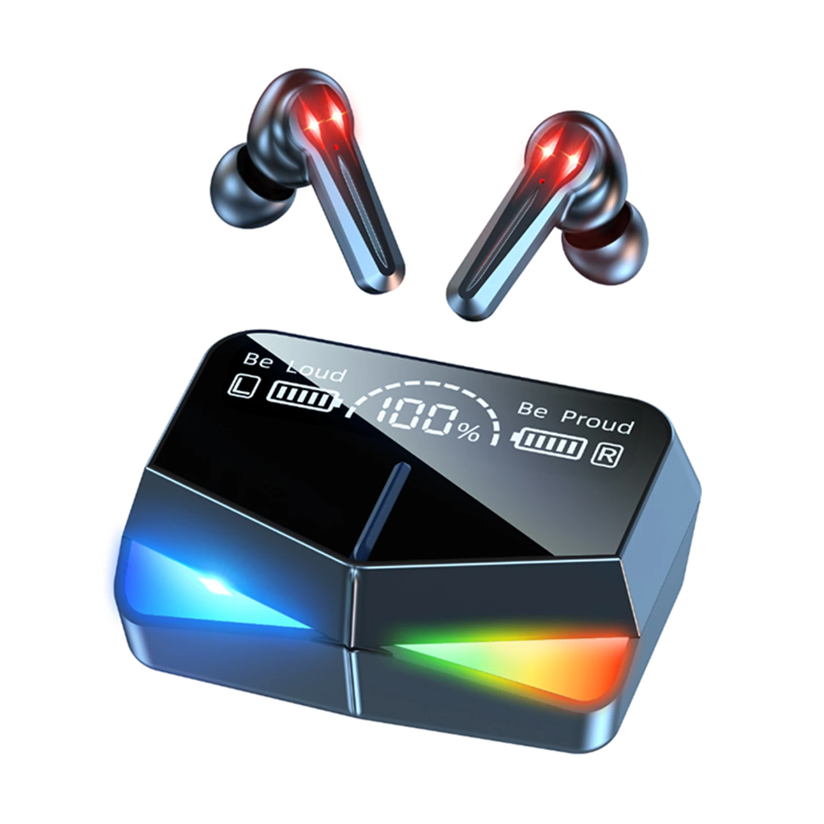 

Mini Portable Volume Control Low Latency HD Stereo Gaming Smart Touch With Mic Travel Wireless Earbud Compatible