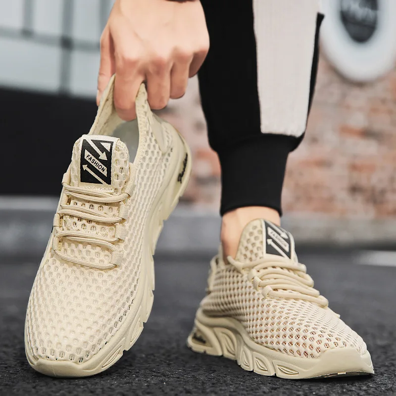 

Спортивная обувь для мужчин 2023 Повседневные Легкие кроссовки на шнуровке, Мужская удобная модная теннисная обувь для занятий спортом на открытом воздухе