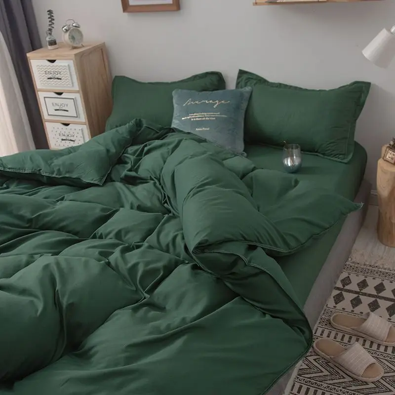 

Duvet Cover Set Queen Size Linen Textured Organic Natural Washed Cotton Duvet Cover Caramel 3 Pieces Bedding Set