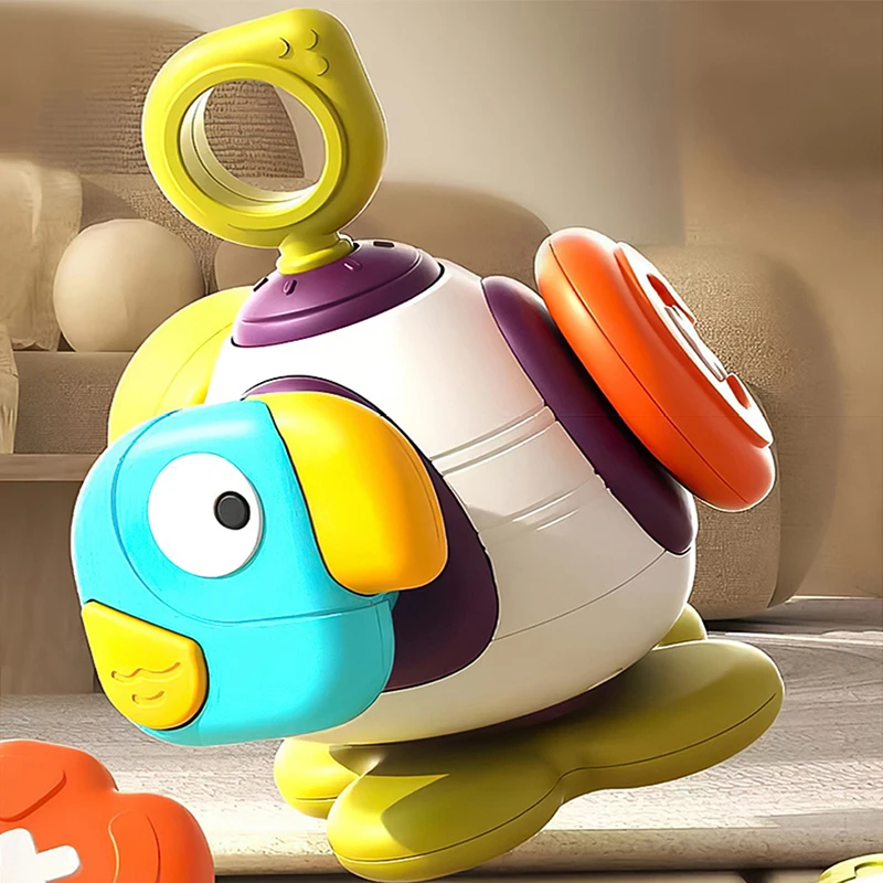 

Погремушка детская вращающаяся силиконовая на возраст 0-12 месяцев