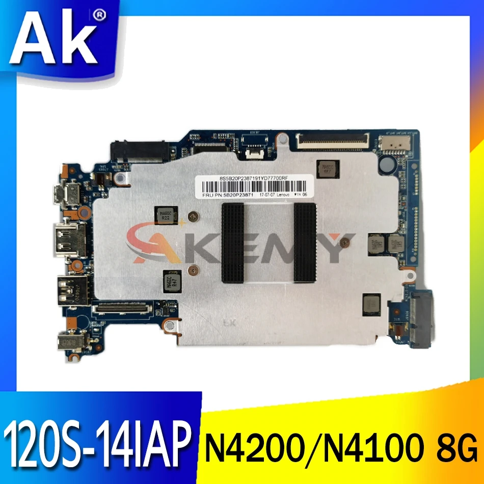 

Новинка 100%, материнская плата для ноутбука Lenovo 120S-14IAP с разъемом M2, процессор N4200/N4100, 8 Гб ОЗУ, 100% протестированная работа