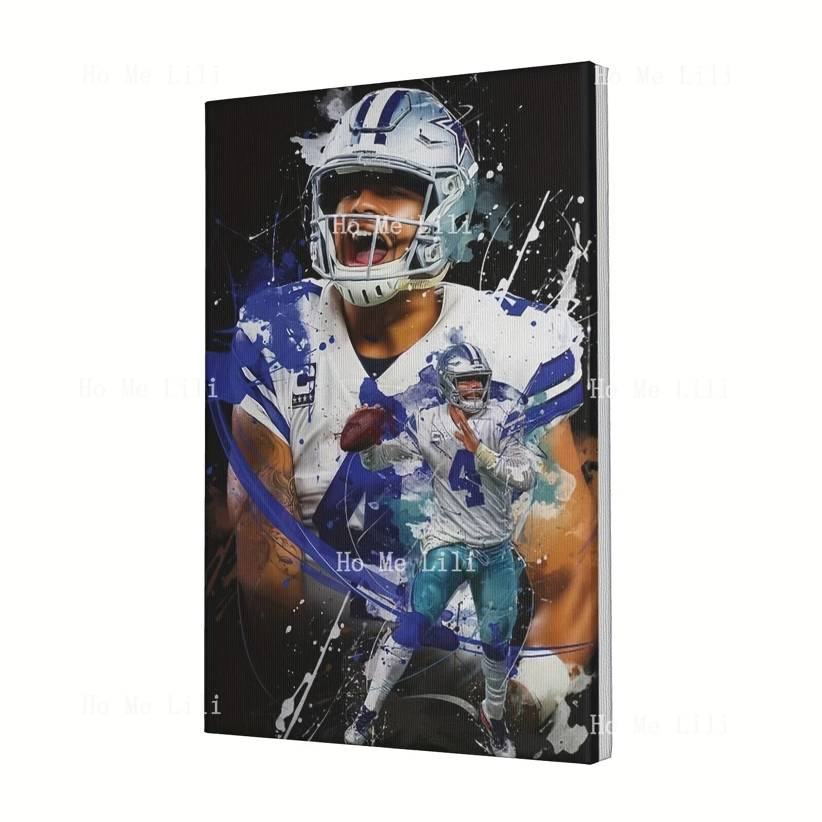 Современный абстрактный футбол спортивный пейзаж холст художественный постер