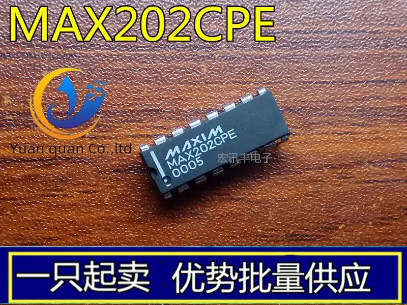 

30pcs original new MAX202 MAX202CPE MAX202EPE DIP-16 digital signal processing