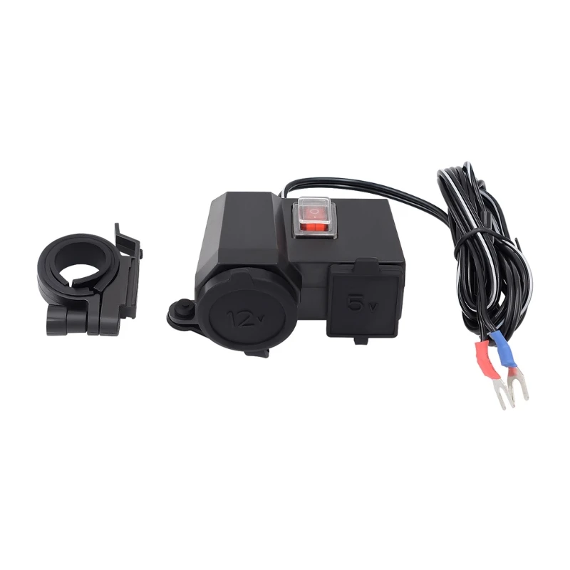 

Charger Motorcycle Fast Charge Voltage Temperature Display Dual Usb Voltmeter