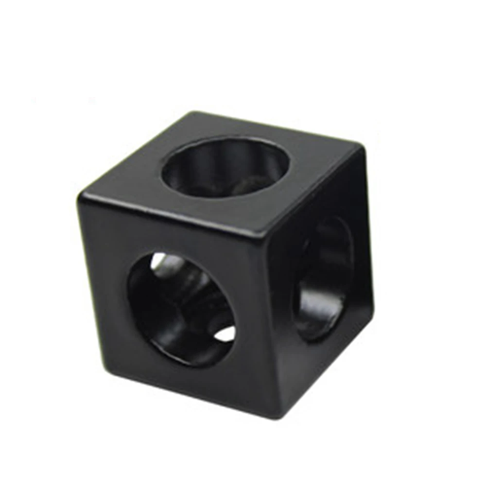 

2pcs 2022 Spring Corner Fitting Block Cube Prism Connector Wheel Regulator Corner V-slot Three Way Connector 90 Degree Angle