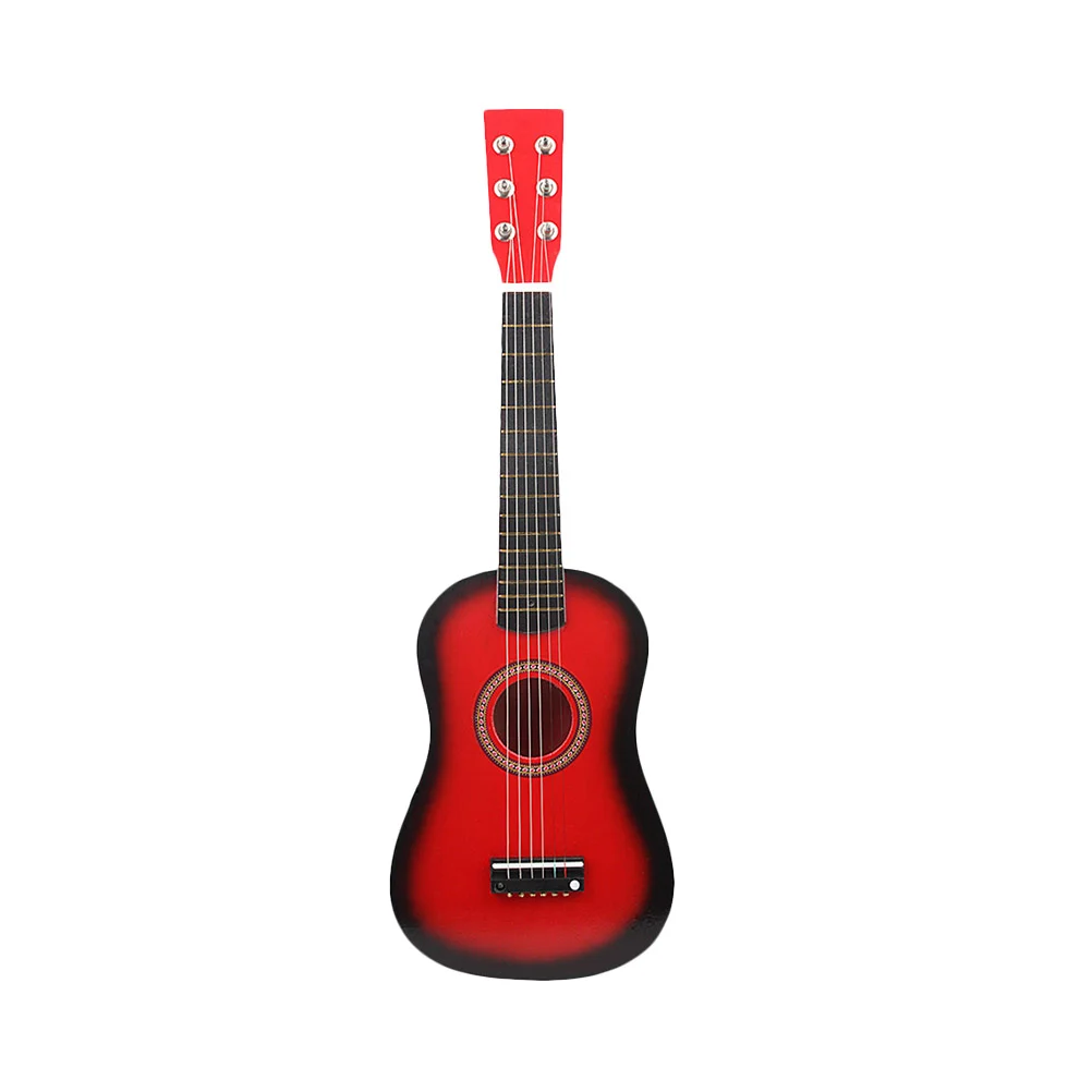 

23 Inch Folk Guitar Instrument Girl Toddler Toys Music Vintage Style Acoustic Toddlers Basswood