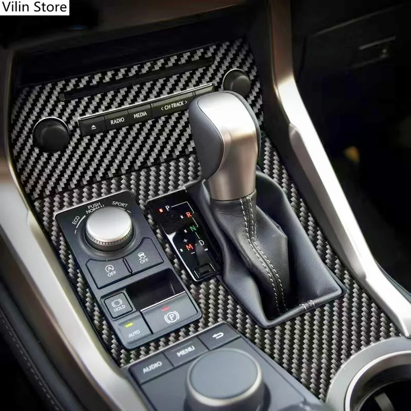 

Наклейки из углеродного волокна для интерьера автомобиля, декоративная Обложка, искусственная отделка для Lexus NX200 2014, аксессуары для модифи...