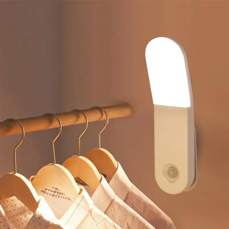 

Перезаряжаемый ночсветильник для шкафа с датчиком движения, умный светодиодный прикроватный светильник для спальни, кабинета, коридора, ле...