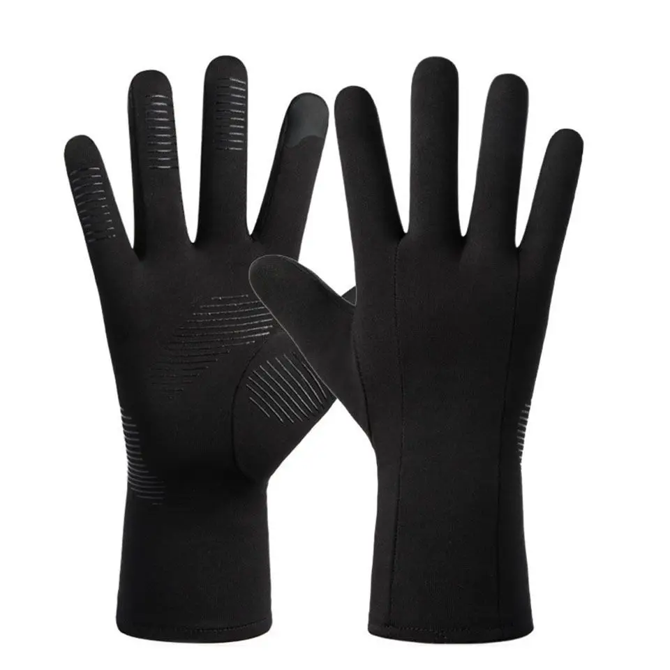 

High Quality Black Anti-slip Touch Screen Glloves Waterproof Cycling Gloves M/L/XL Touch Screen Cycling Equipments
