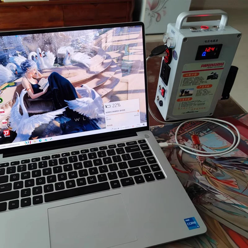 Фото Многофункциональный ручной генератор 2-в-1: USB 5В, Power Bank для телефона, высокомощный 220В 150Вт, большой емкости 12В 120Вт, для использования на улице №2