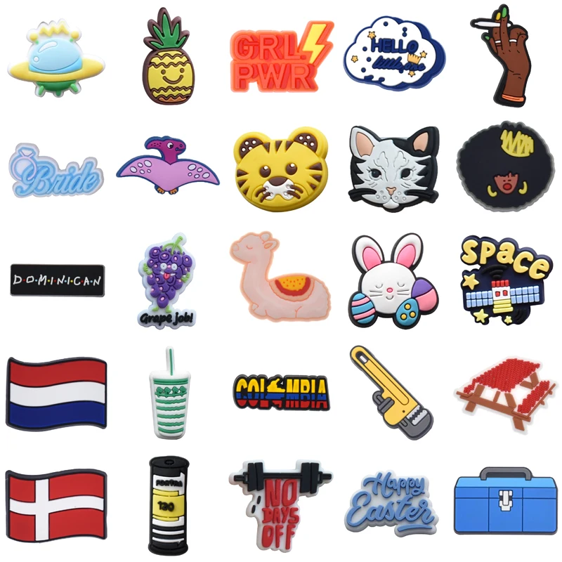 

Para Pins Men Girl Shoe Charms Gifts Women Charm Wholesale Bulk Set Jeans Shoes Accessories Decorations for Crocs Boy Kids Packs