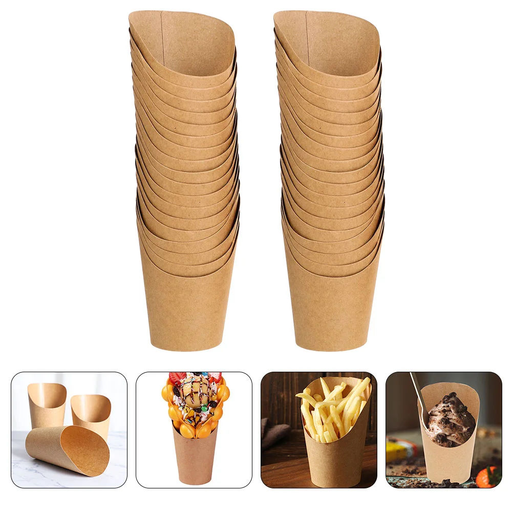 

100Pcs Carnival Candy Snack Convenient Snack Bowl For Kids Snack Bowl for French Fires Party Candy