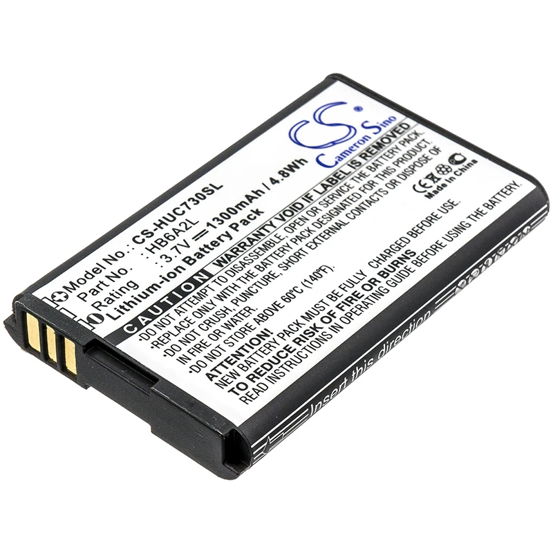 CS 1300 мАч/4.81Wh батарея для Huawei C2822 C2823 C2827 C2930 C6100 C7189 C7260 C7300 TD30 HB62L HB6A2L - купить по