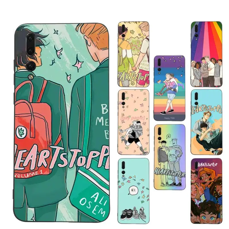 

Heartstopper Phone Case Soft Silicone Case For Huawei P 30lite p30 20pro p40lite P30 Capa