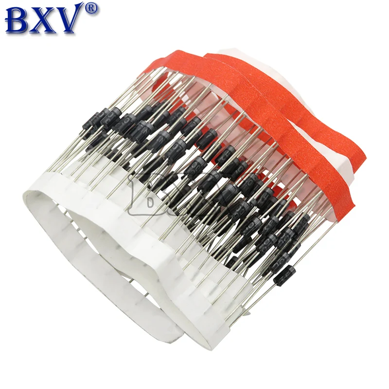 50PCS 1N4007 1N5819 1N4001 UF4007 FR107 FR157 FR207 1N4004 1N4937 HER107 RL207 1N5817 1N5399 DO-41 Rectifier Diode New