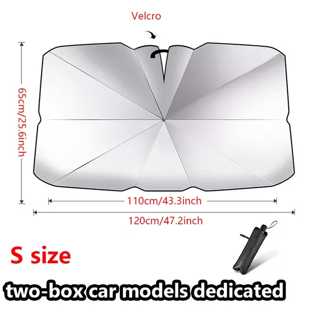 

2023NEW Sunshade Umbrella SUV Windshield Cover Foldable Heat Insulation Sun Blind Auto UV Protection Accessories