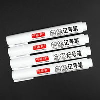 1pc waterproof oil permanent marker pens white color painting drawing pen set