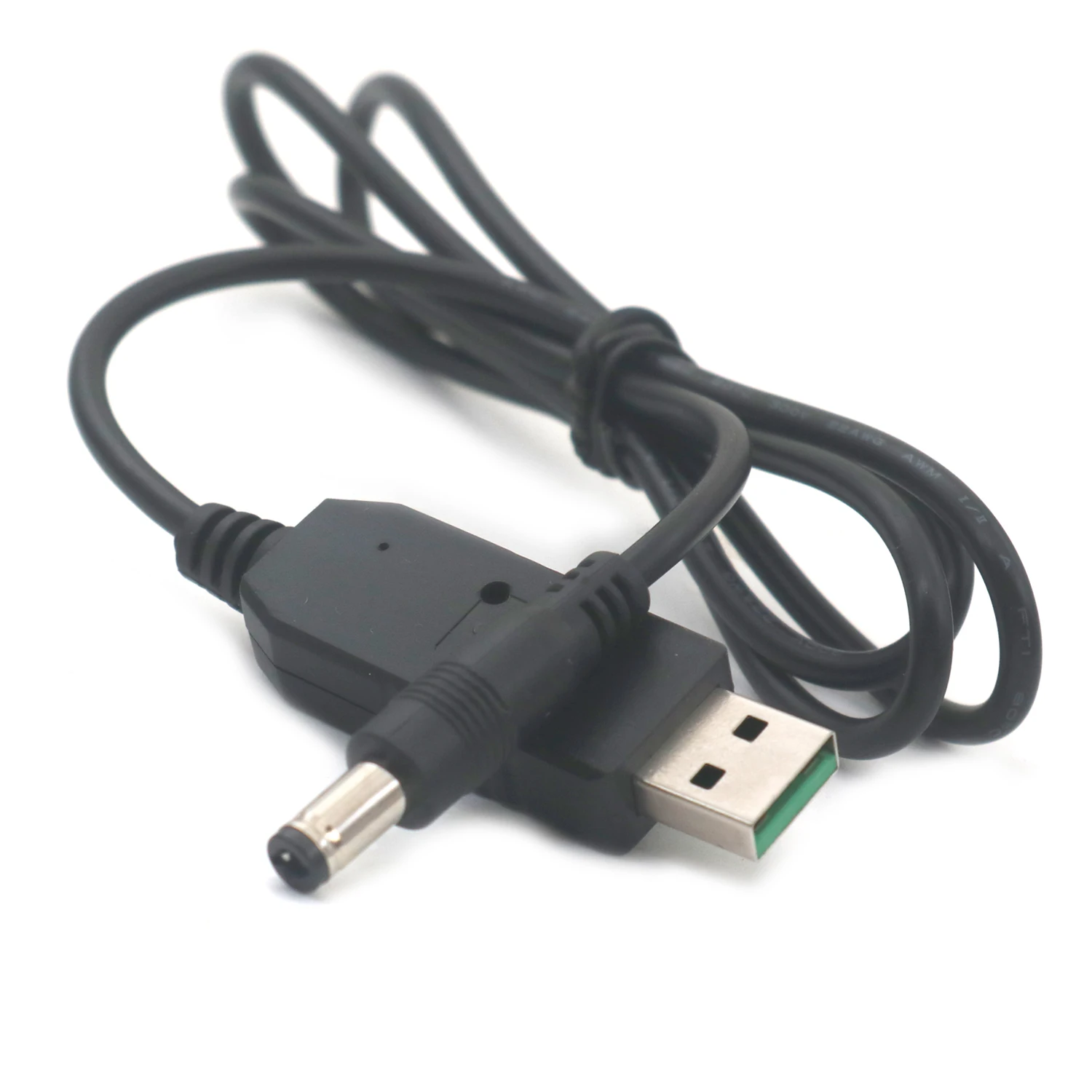 Регулируемый USB-кабель с усилением питания + 5525 5521 Вольтметр постоянного тока