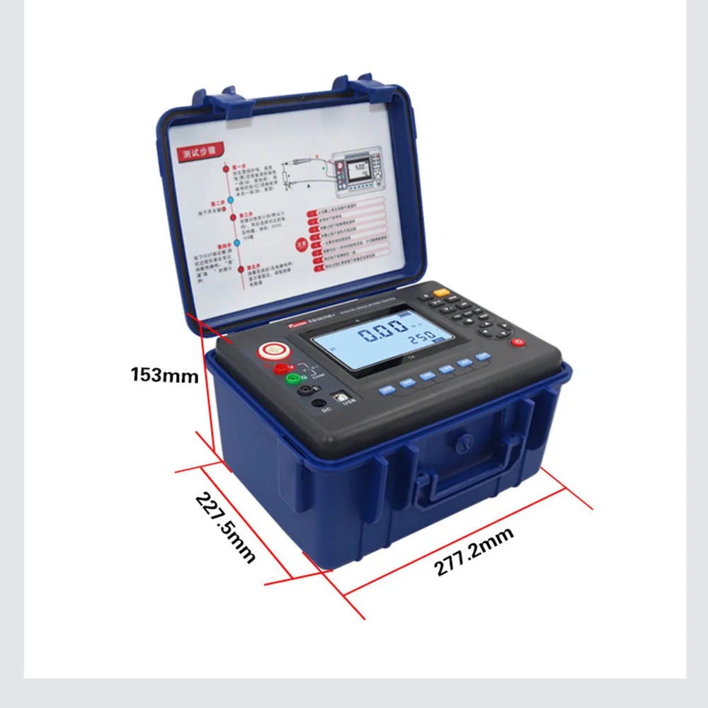 

FUZRR ES3035+ Factory Outlet Digital Insulation Resistance Testers Ohm Testers Meggers Meters Ohmmeters Voltmeters Megohmmeters
