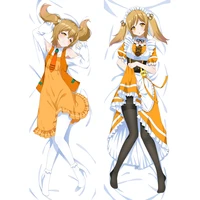 anime hololive vtuber cosplay pillowcase dakimakura female peachskin 2 side hugging body pillow case otaku pillow cushion cover