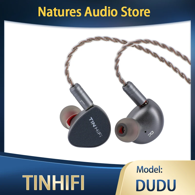 TINHIFI DUDU 13 мм Плоские наушники с магнитным приводом спортивные IEMS проводные