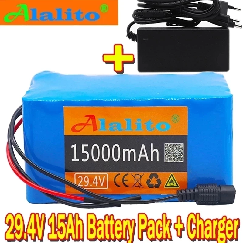 

High quality battery 7S5P 24v 15Ah 250w 29.4V 15000mAh Li-ion battery for wheelchair electric bike + charger