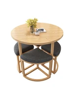 fq simple storage leisure small apartment balcony small round table stool