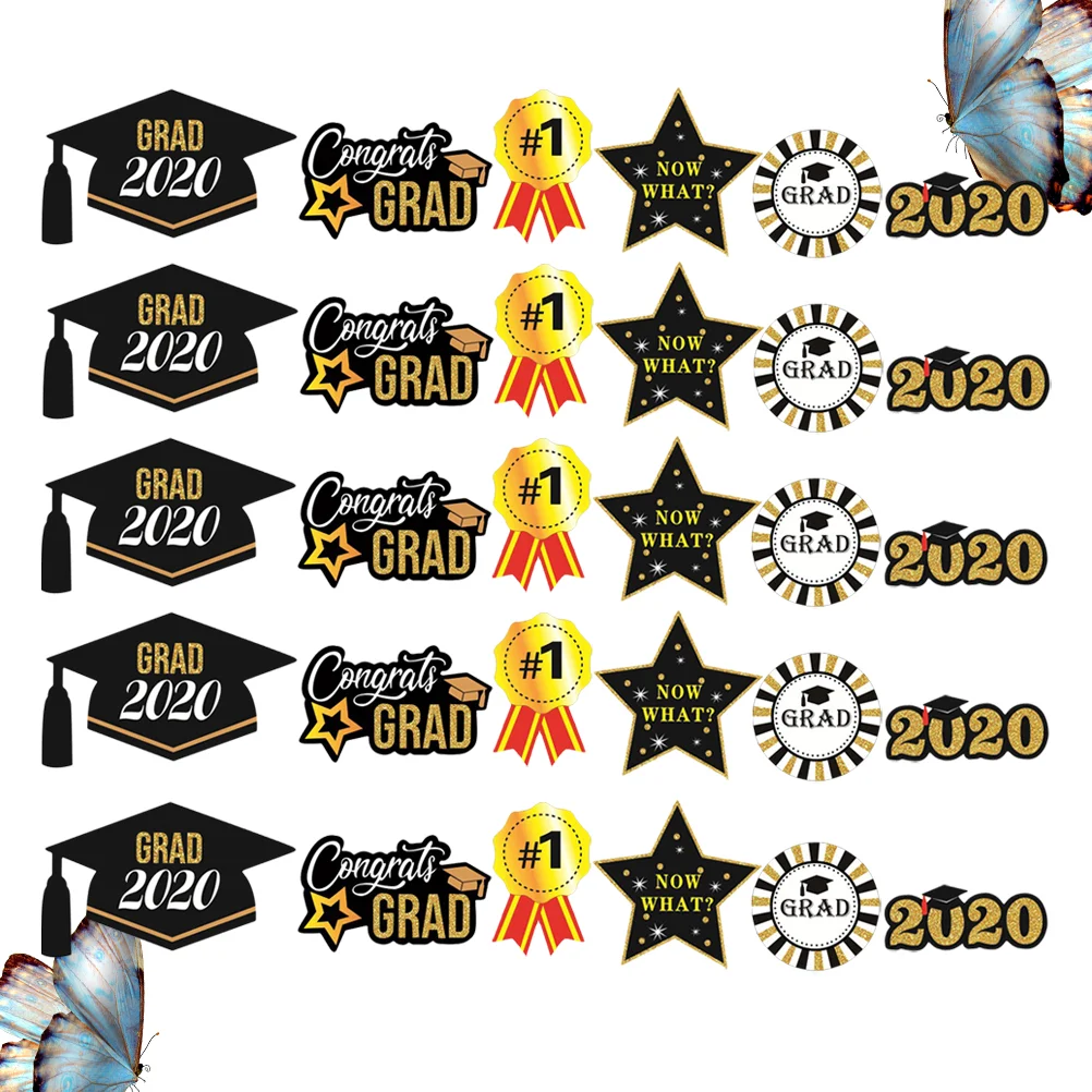 

30pcs Photo Prop Beautiful Funny Photography Prop Party Supplies Decor for Graduation Party Birthday