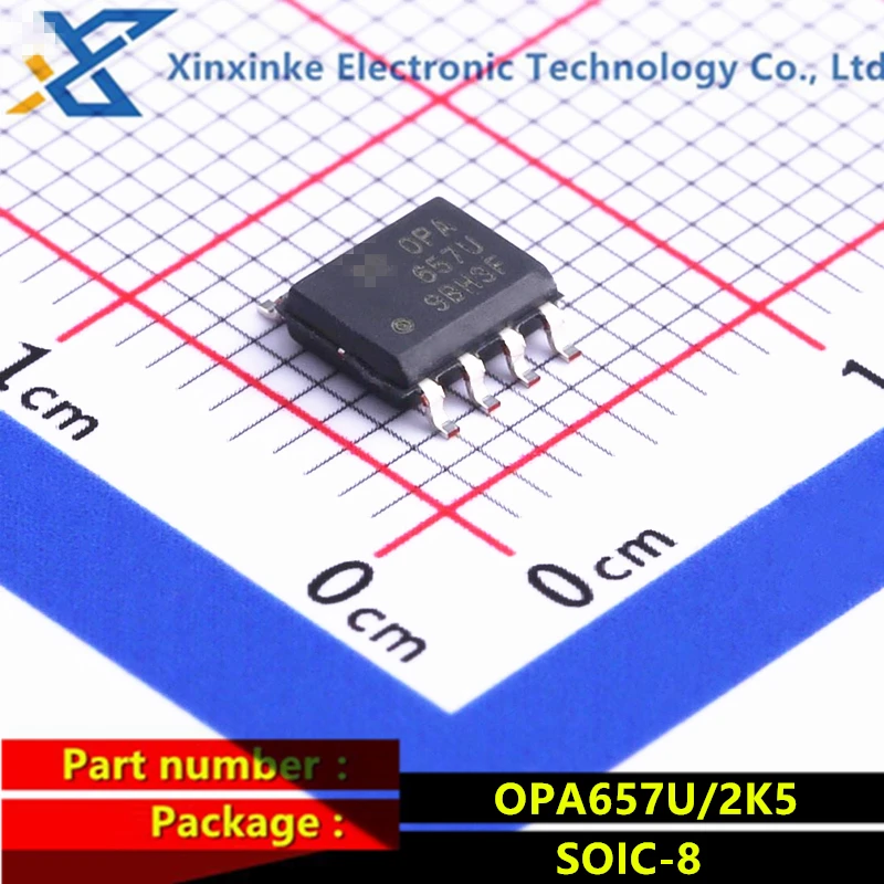 

OPA657U/2K5 OPA657U SOIC-8 High Speed Operational Amplifiers 1.6GHz Low Noise FET-Input Op Amp ICs Brand New Original