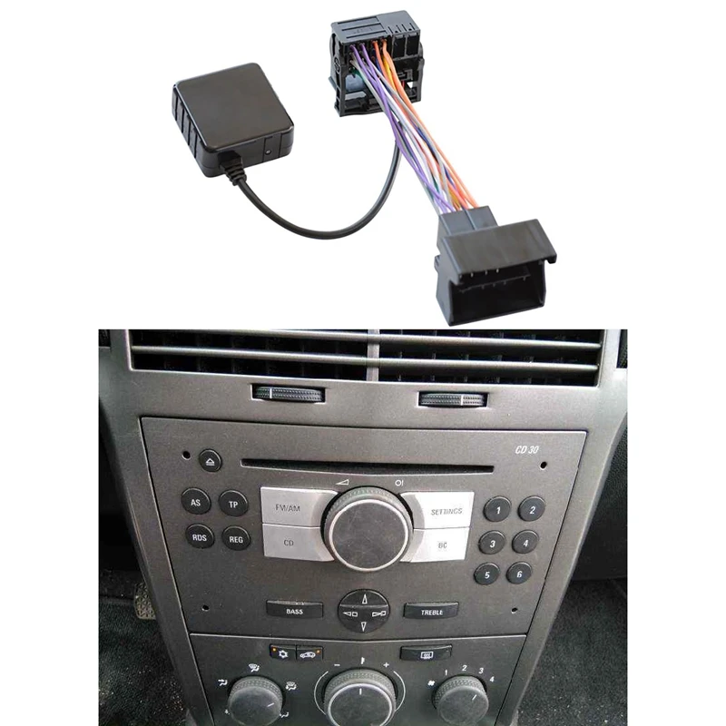 Автомобильный аудиоприемник Bluetooth 5 0 адаптер Aux для OPEL Astra CD30 CDC40/CD70/DVD90 модуль