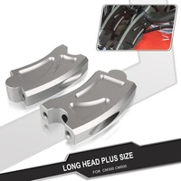 motorcycle modification handlebar risers handle bar lift clamp adapters for honda rebel cm cmx 300 500 cmx300 cmx500 cm300 cm500
