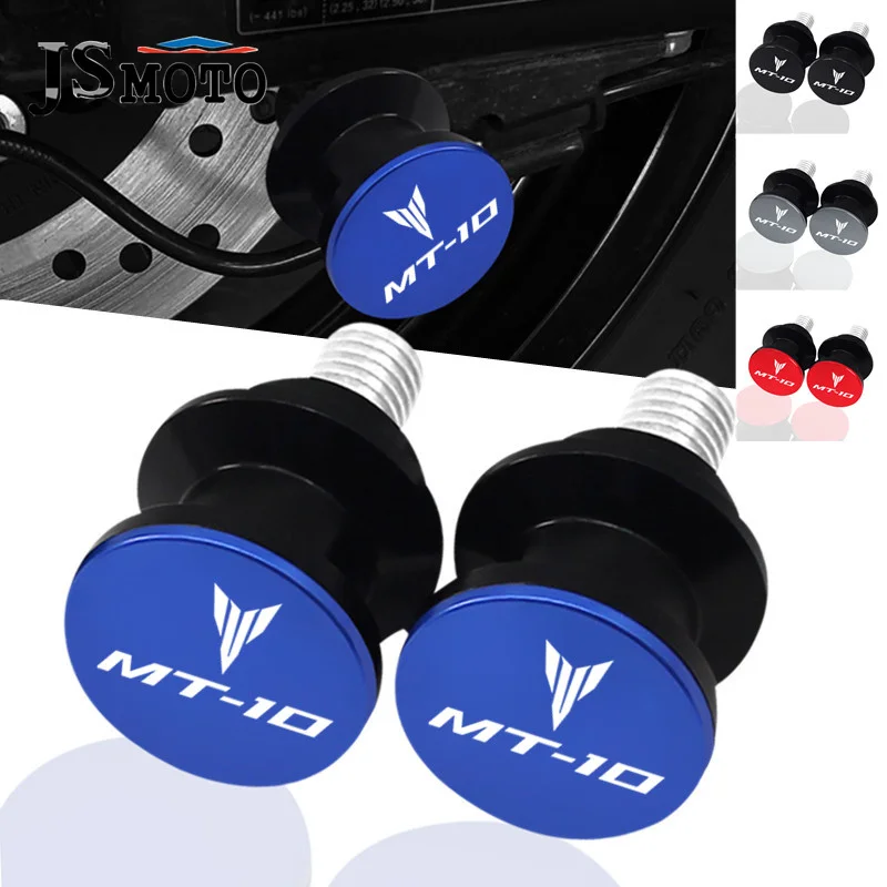 

Hot Sales Motorcycle 6MM Stand Screws Aluminum Accessories For YAMAHA MT-10 MT10 mt-10 2016-2021 M6 CNC Swingarm Spools Sliders