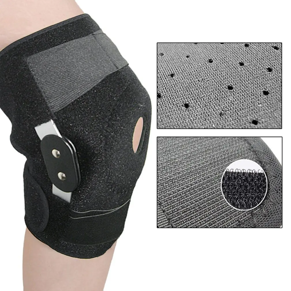 

Adjustable Medical Hinged Knee Orthosis Brace Support Ligament Sport Injury Orthopedic Splint Sports Knee Pads Outdoor