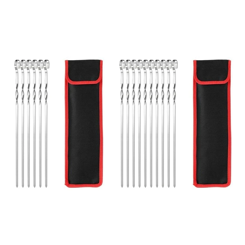 

Шампуры для барбекю из нержавеющей стали для продуктов, мяса, барбекю, гриля, мяса, овощей и фруктов