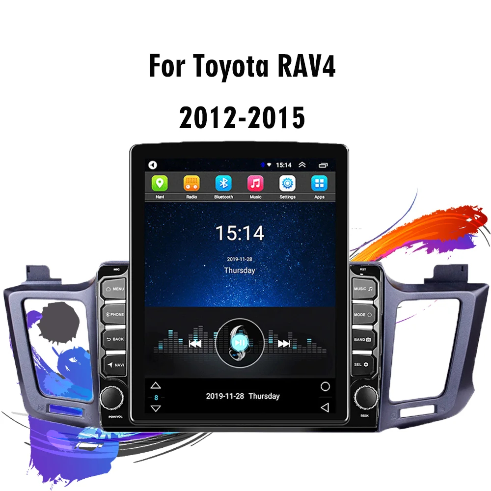 

For Toyota RAV4 2012-2015 9.7" Tesla Screen Car Multimedia Player GPS Navigator 4G Carplay Android Autoradio Stereo Head Unit