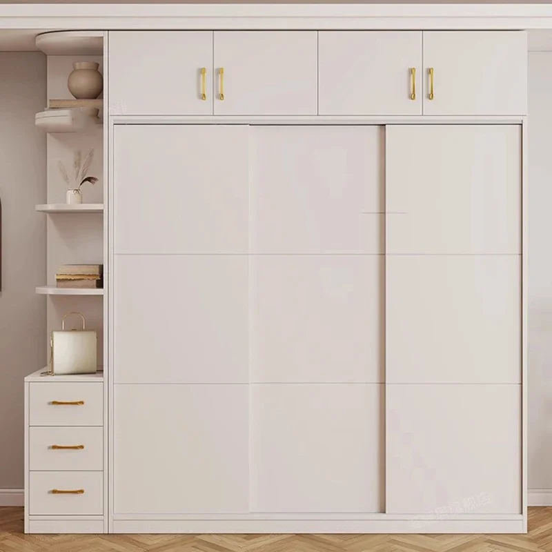 Современные скандинавские шкафы белый органайзер для хранения простые квартиры
