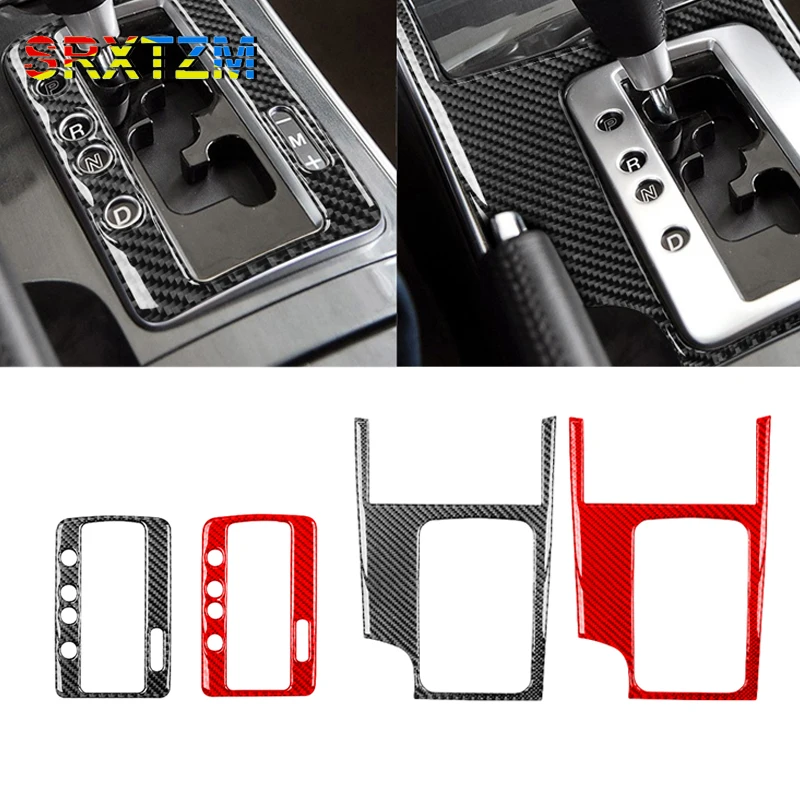 

Car Interior Carbon Fiber Gear Shift Panel Button Frame Stcikers And Decals For Lhd Mazda 6 2006 2007 2008 Car Styling