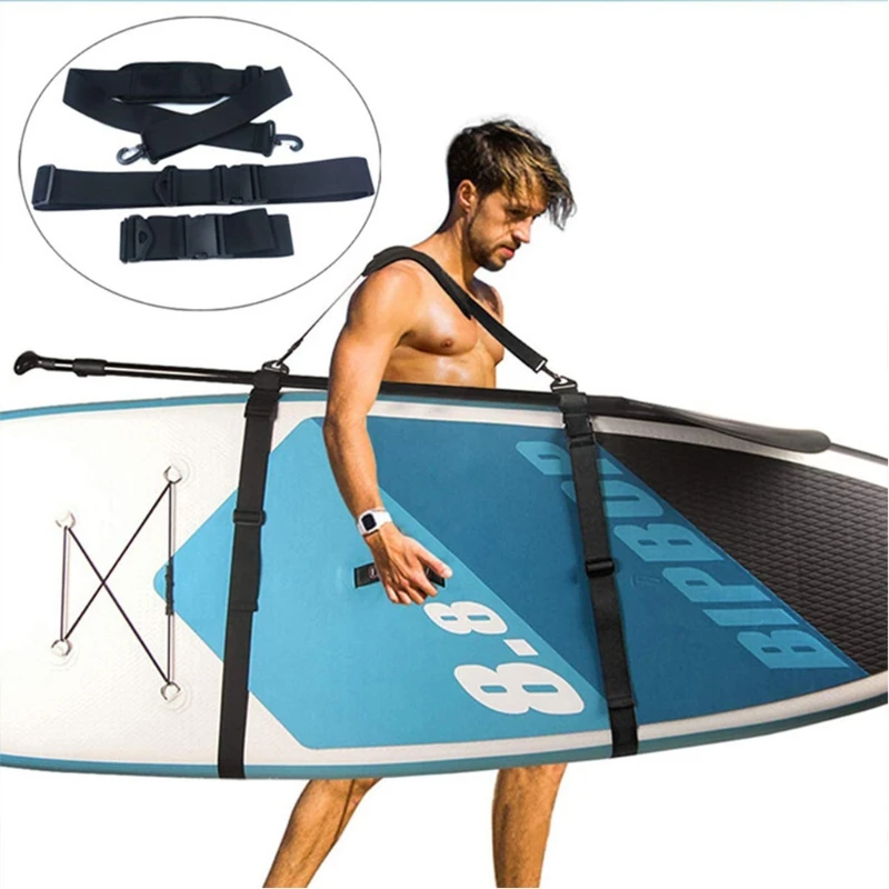 

Adjustable Surfboard Carry Strap for Stand Up Paddleboard Canoe Longboard Carry Belt Strong for frequent Use Heavy-Duty 24BD