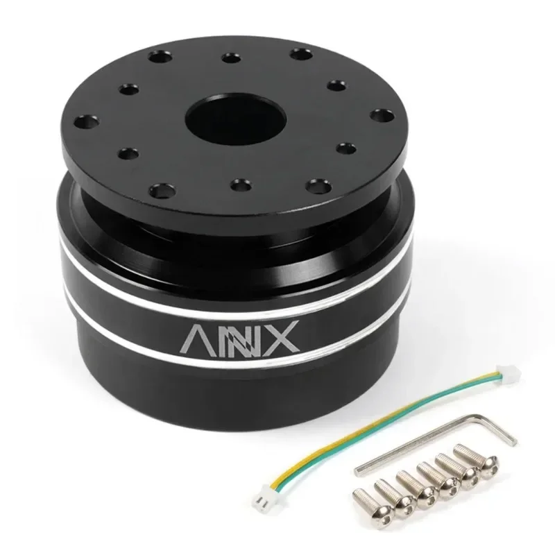 Алюминиевый 70 мм 6-луночный гоночный симулятор игрового руля быстросъемный